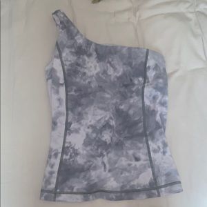 Lululemon Off the Shoulder tank in Diamond Dye
